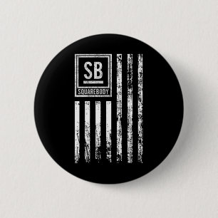 Vrachtwagen Squarebody C10 Clic Usa Vlag Squarebod Ronde Button 5,7 Cm