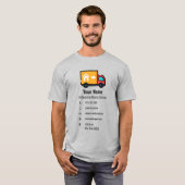 vrachtwagen t-shirt (Voorkant volledig)