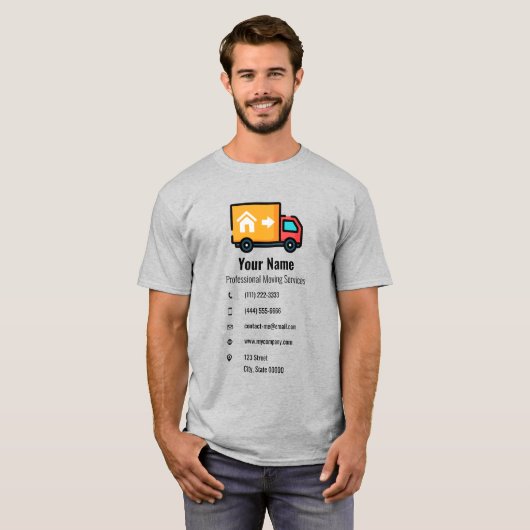  vrachtwagen t-shirt (Voorkant volledig)