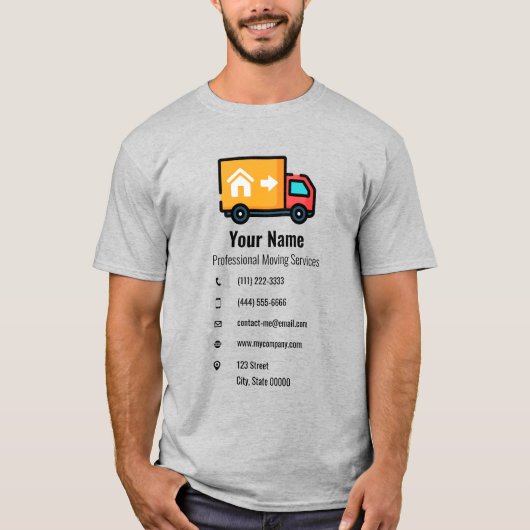 vrachtwagen t-shirt (Voorkant)