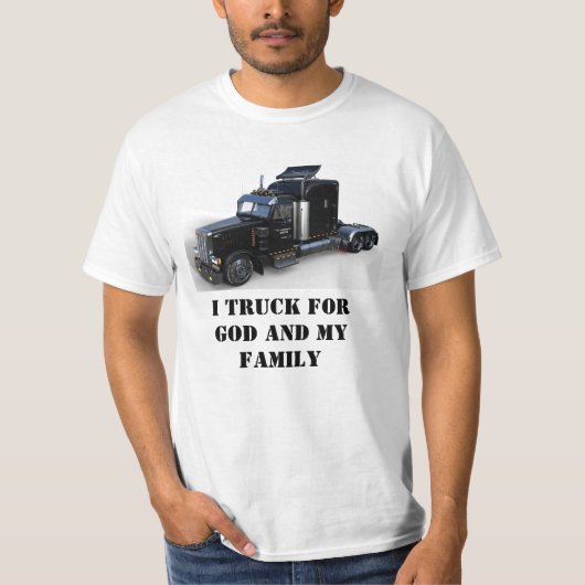 Vrachtwagen T-shirt (Voorkant)