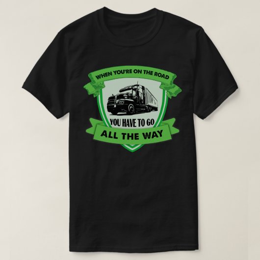 Vrachtwagen T-shirt (Design voorkant)
