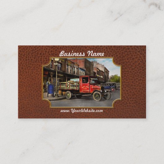 Vrachtwagen - tot verbruik bereid pluimvee 1926 visitekaartje (Voorkant)