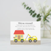 Vrachtwagen Towing House We hebben aankondigingen  (Staand voorkant)