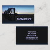 Vrachtwagen - transport & logistiek visitekaartje (Voorkant / Achterkant)