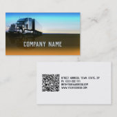 Vrachtwagen - transport & logistiek visitekaartje (Voorkant / Achterkant)