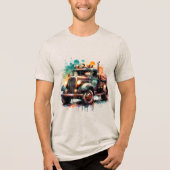 Vrachtwagen Tri-Blend Shirt (Voorkant)