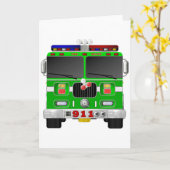 Vrachtwagen van de Brand van het limoen de Groene Kaart (Gele Bloem)