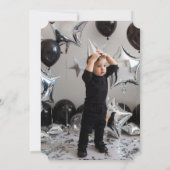  Vrachtwagen Verjaardagsfeest Fotouitnodiging Kaart (Achterkant)