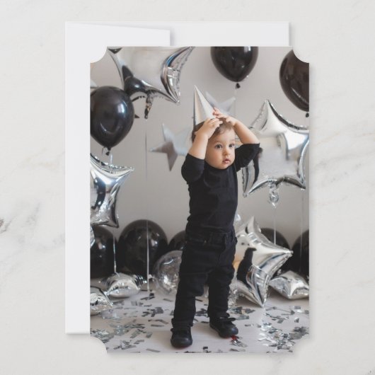  Vrachtwagen Verjaardagsfeest Fotouitnodiging Kaart (Achterkant)