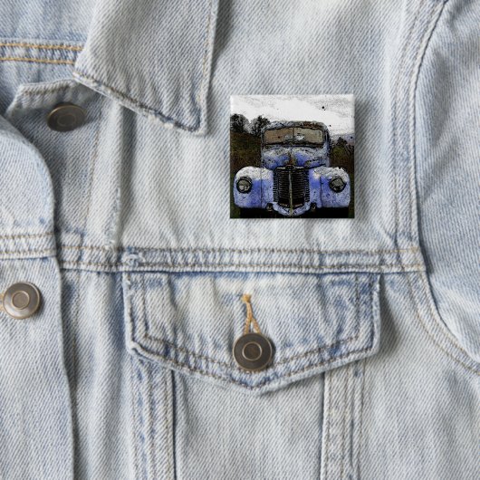 vrachtwagen vierkante button 5,1 cm (In situ)