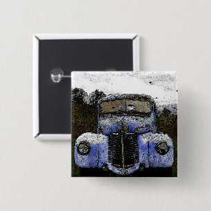 vrachtwagen vierkante button 5,1 cm