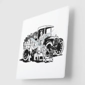 Vrachtwagen Vierkante Klok (Hoek)