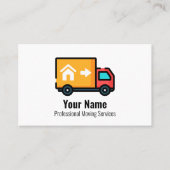 vrachtwagen visitekaartje (Voorkant)