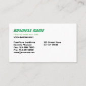 Vrachtwagen Visitekaartje (Achterkant)