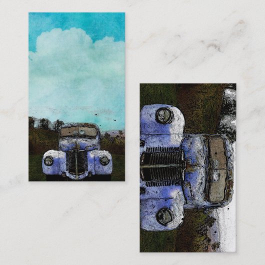  vrachtwagen visitekaartje (Voorkant / Achterkant)