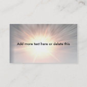 Vrachtwagen Visitekaartje (Achterkant)