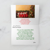 Vrachtwagen vol Cadeaus Feestdagen Kaart (Binnen)