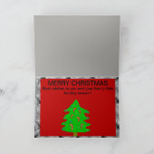 Vrachtwagen volledig met de lichten dat van feestdagen kaart (Binnen)