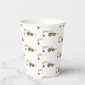 Vrachtwagen voor backhoe constructie papieren bekers (Rechts)