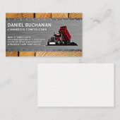 vrachtwagen voor bouwwerkzaamheden | Bouwers Visitekaartje (Voorkant / Achterkant)