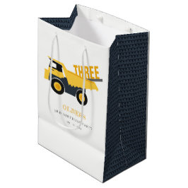 Vrachtwagen voor de bouw van de stort Elke dag van Medium Cadeauzakje