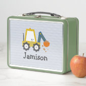 Vrachtwagen voor graafmachine-constructie (In situ)