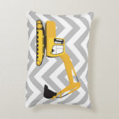 Vrachtwagen voor graafwerkzaamheden accent kussen (Achterkant (Verticaal))