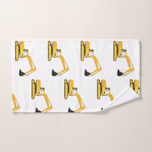 Vrachtwagen voor graafwerkzaamheden bad handdoek (Handdoek)