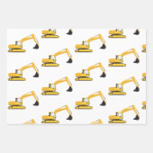 Vrachtwagen voor graafwerkzaamheden inpakpapier vel (Voorkant 2)