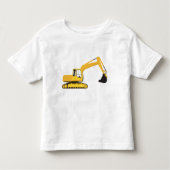 Vrachtwagen voor graafwerkzaamheden kinder shirts (Voorkant)