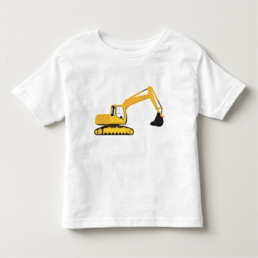 Vrachtwagen voor graafwerkzaamheden kinder shirts (Voorkant)