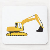 Vrachtwagen voor graafwerkzaamheden muismat (Voorkant)