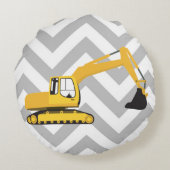 Vrachtwagen voor graafwerkzaamheden rond kussen (Achterkant)