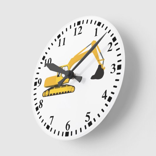 Vrachtwagen voor graafwerkzaamheden ronde klok (Hoek)