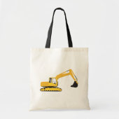 Vrachtwagen voor graafwerkzaamheden tote bag (Voorkant)