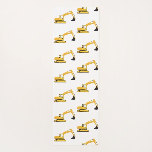 Vrachtwagen voor graafwerkzaamheden yogamat (Achterkant)