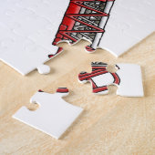 Vrachtwagen voor haak en ladder Fire Legpuzzel (Zijkant)