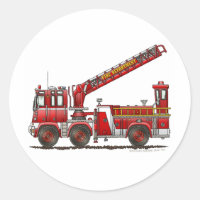 Vrachtwagen voor haak en ladder Fire