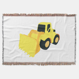 Vrachtwagen voor het maken van laadapparaat aan vo deken