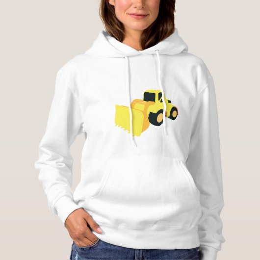 Vrachtwagen voor het maken van laadapparaat aan vo hoodie (Voorkant)