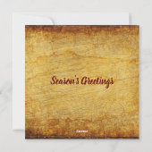  vrachtwagen voor kerstcollage Paars Frosty Feestdagenkaart (Achterkant)