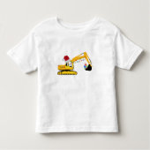 Vrachtwagen voor kerstgraafmachines kinder shirts (Voorkant)