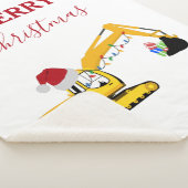 Vrachtwagen voor kerstgraafmachines sherpa deken (3/4)