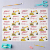 Vrachtwagen voor kerstgraafmachines tissuepapier (Craft)