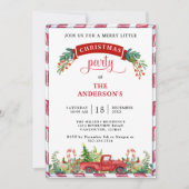  Vrachtwagen voor Kerstmis en feestdag en Greenery Kaart (Voorkant)