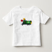 Vrachtwagen voor kerstrecycling van vuilnis kinder shirts (Voorkant)
