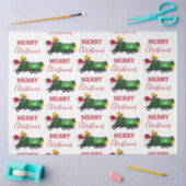 Vrachtwagen voor kerstrecycling van vuilnis tissuepapier (Craft)