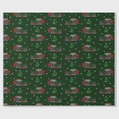 Vrachtwagen voor ophaalservice met Snowplow Patter Cadeaupapier (Vlak)