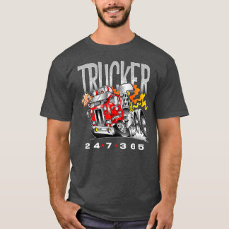 Vrachtwagen voor vrachtwagens en Mannen T-shirt